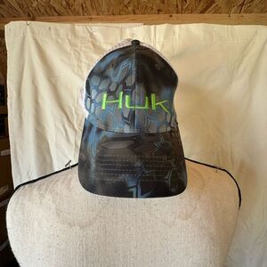Huk White Performance Mesh Cap